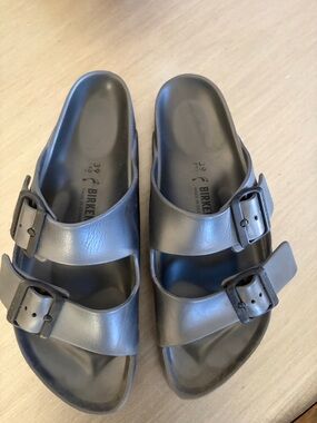 Birkenstock Arizona Eva Sandal Gray Grey Sz 39
